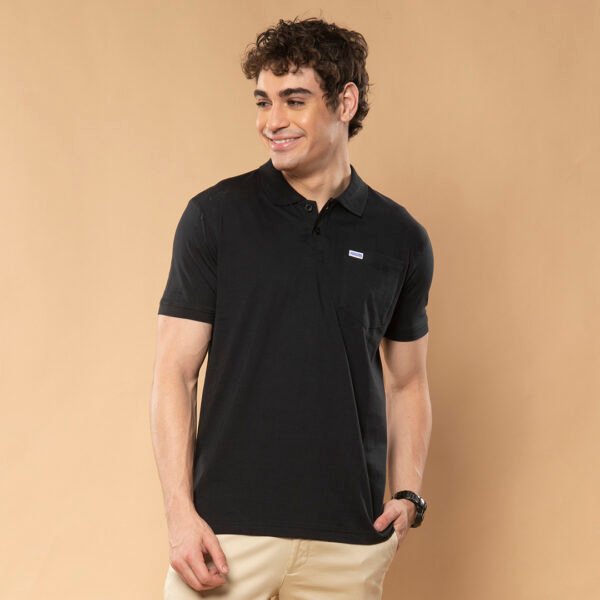ADONiS Men’s Polo T-Shirt with Pocket | Soft Cotton Sinker Polo T-Shirt for Men | Stretchable Half Sleeve Collar T-Shirt | Casual, Office & Semi-Formal Wear
