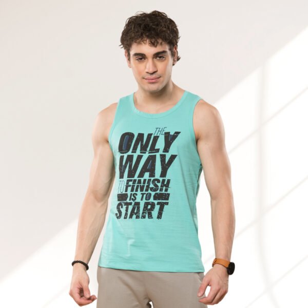 ADONiS Men’s Gym Vest | 100% Cotton Sleeveless Tank Top for Workout, Gym, Running & Training | Breathable Muscle Fit Athletic Vest for Bodybuilding, Fitness & Sports Wear